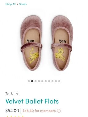 Ten little ballet flat